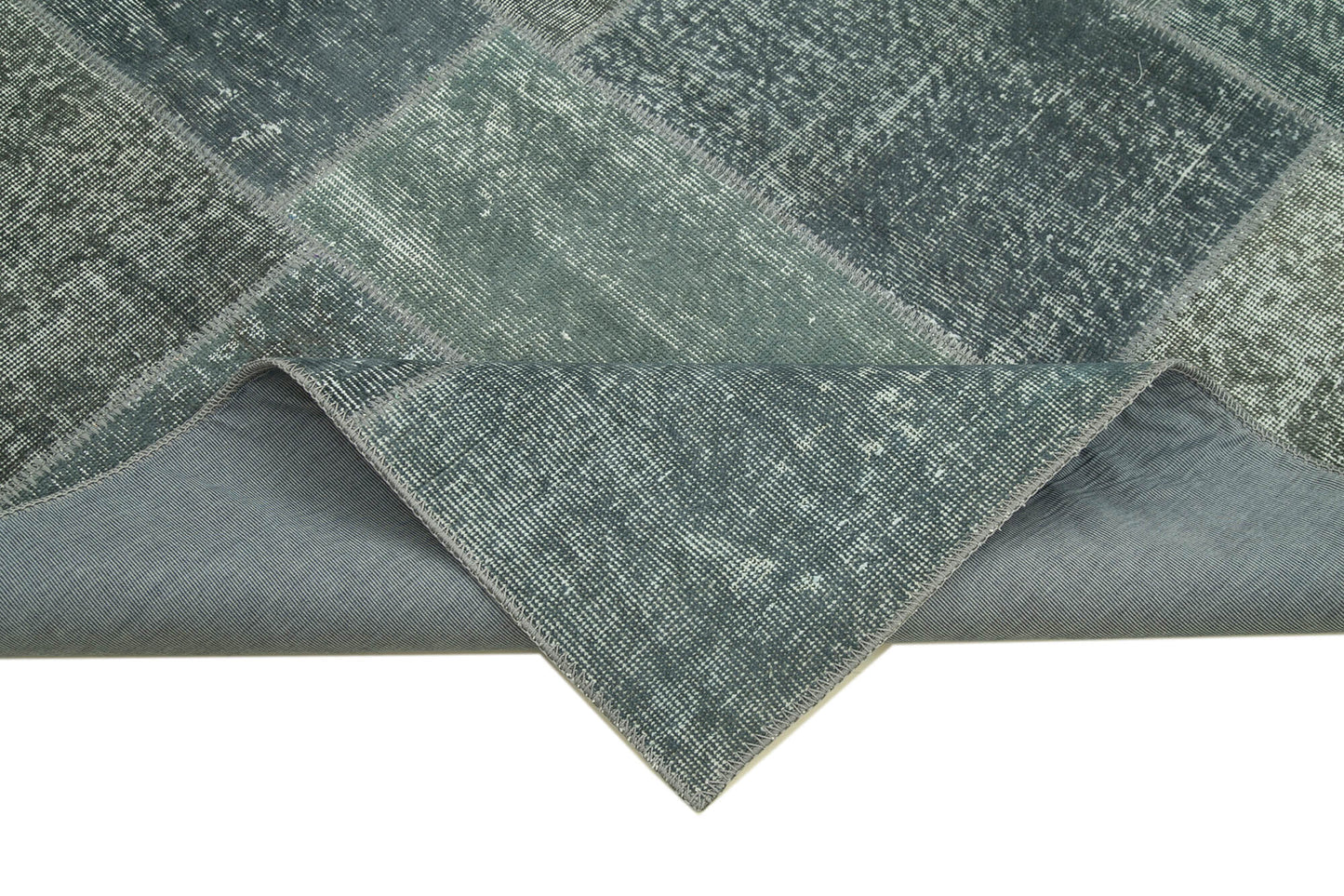 6x8 Grey Patchwork Rug - 31850