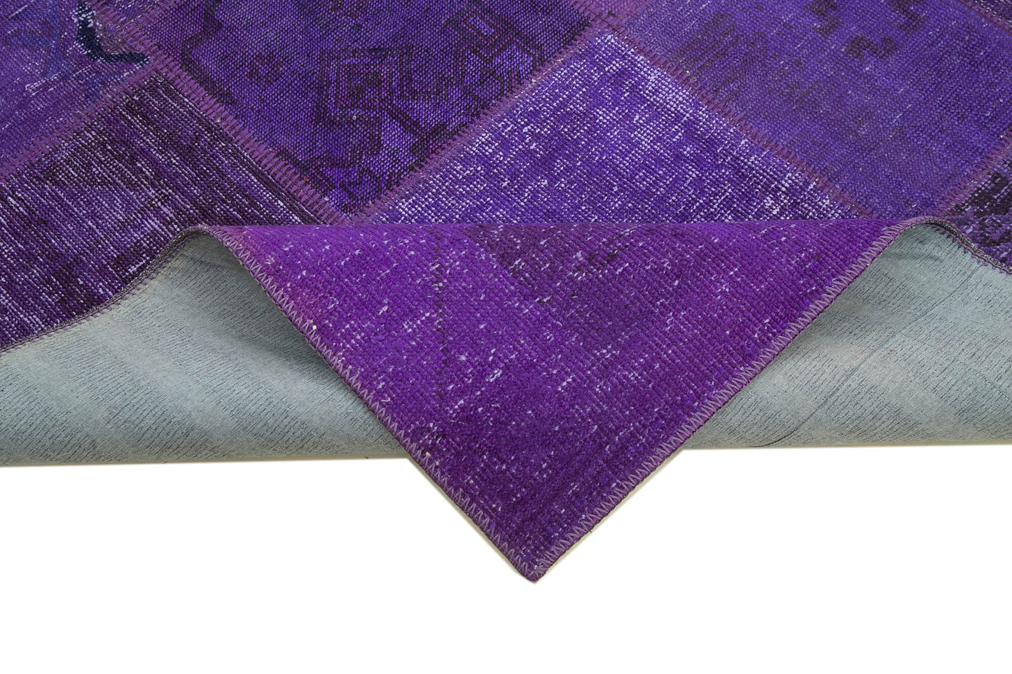 6x8 Purple Patchwork Rug - 31851