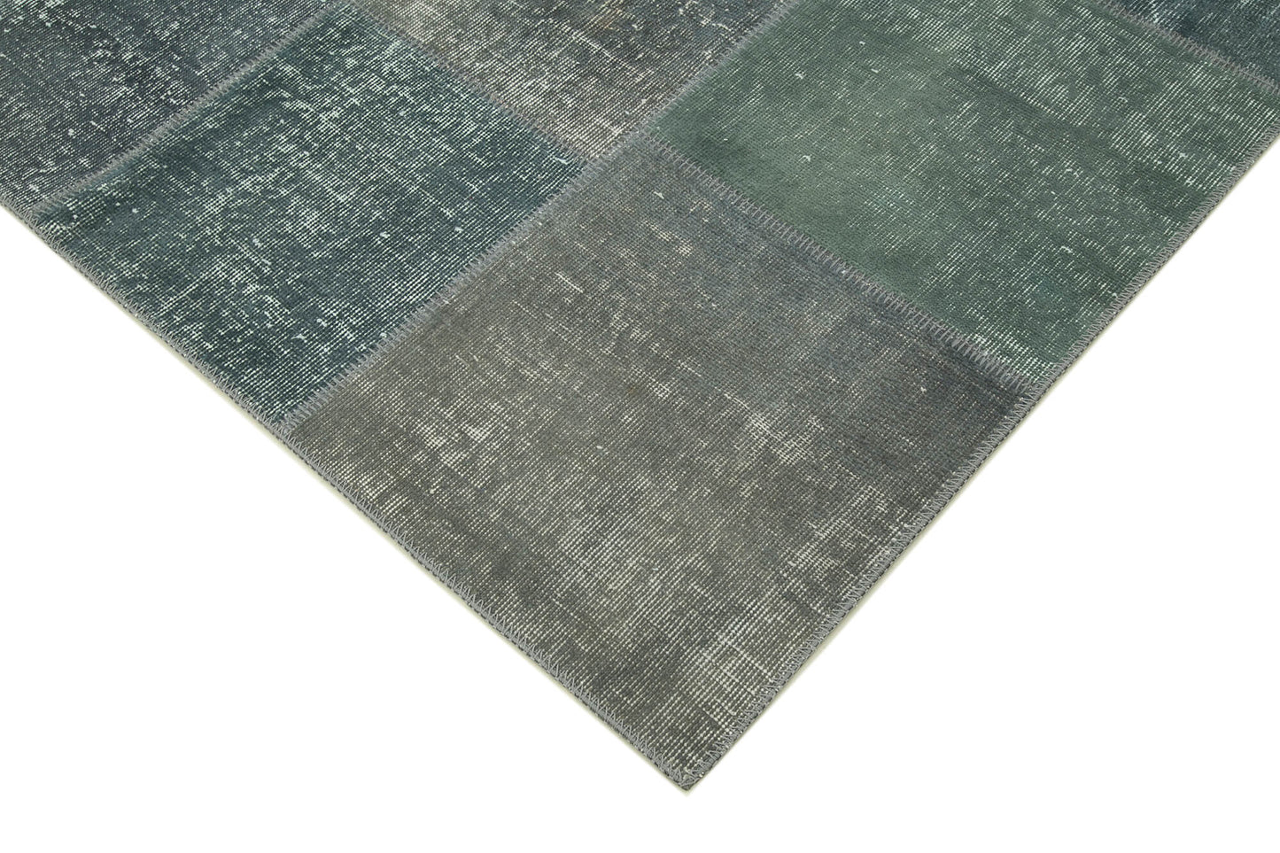 6x8 Grey Patchwork Rug - 31852