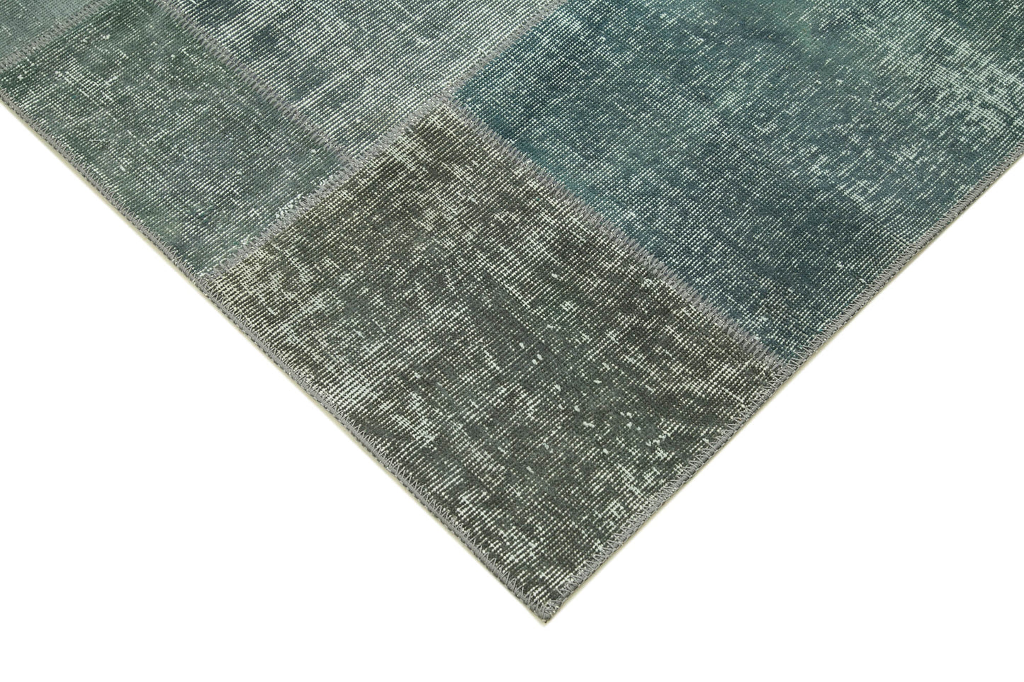 6x8 Grey Patchwork Rug - 31853