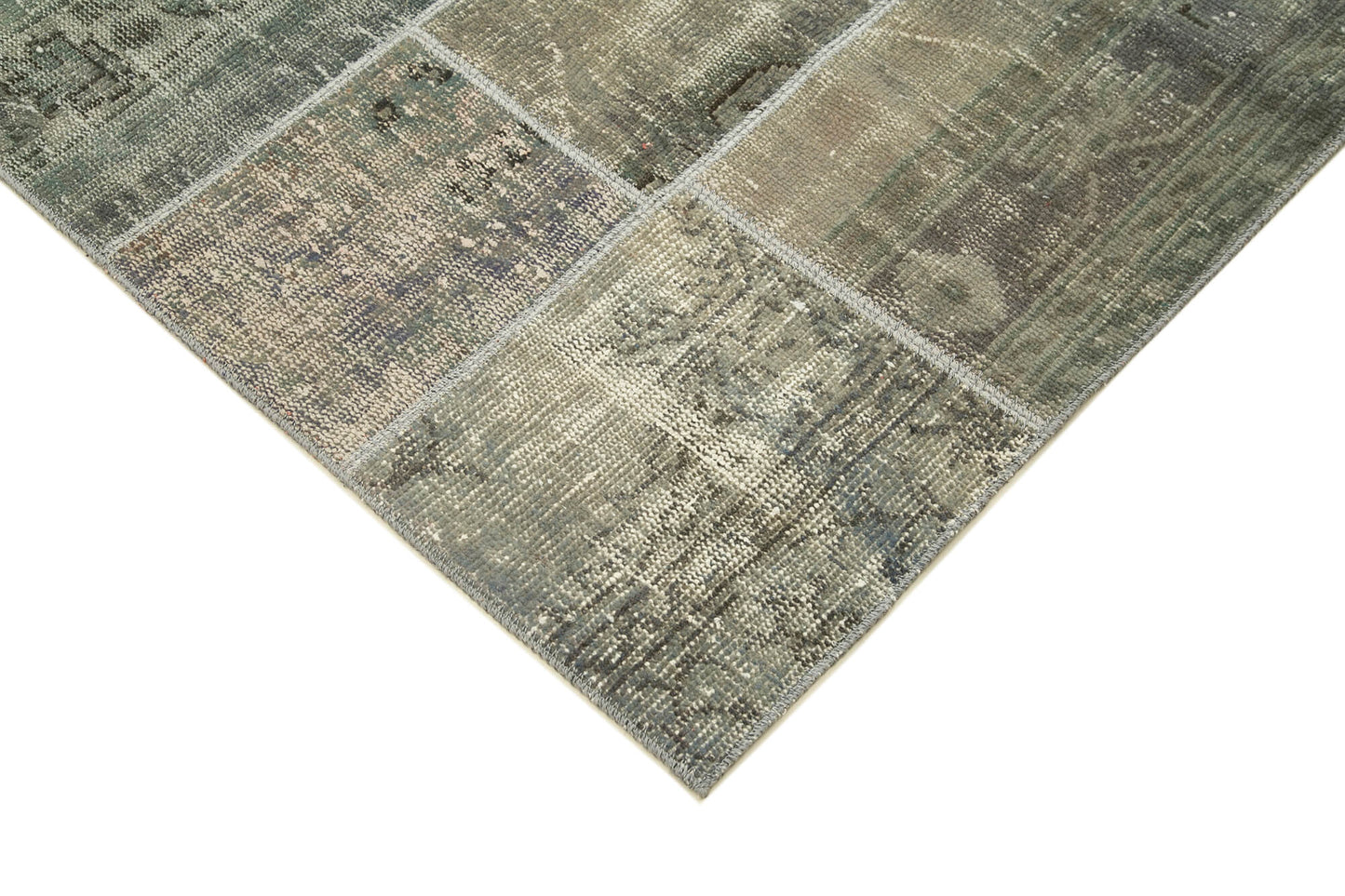 6x8 Grey Patchwork Rug - 31855