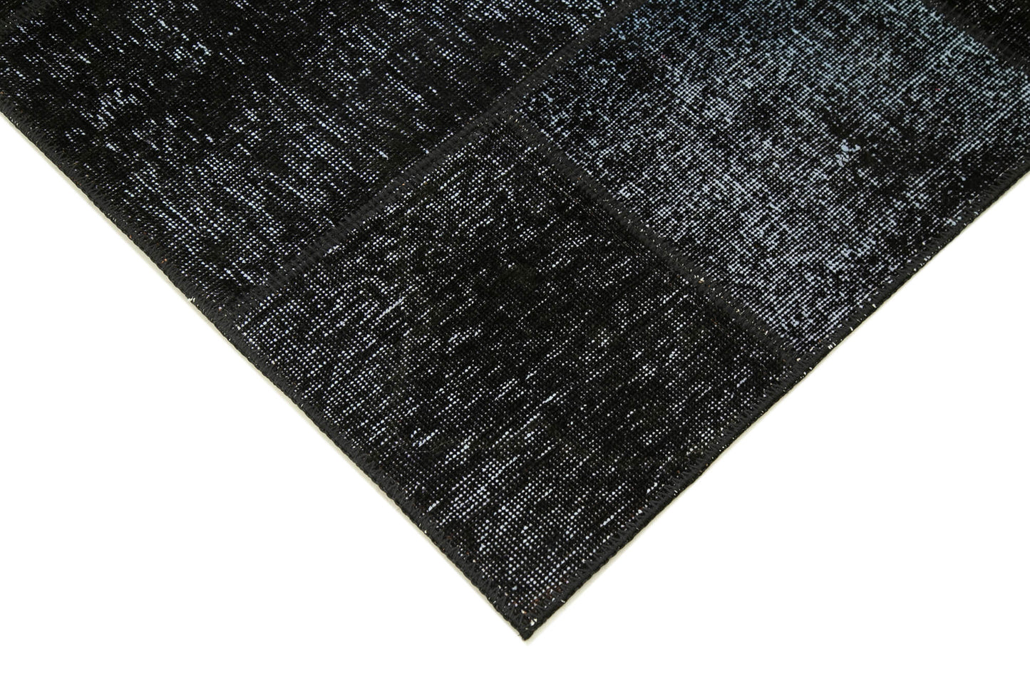 5x8 Black Patchwork Rug - 31856