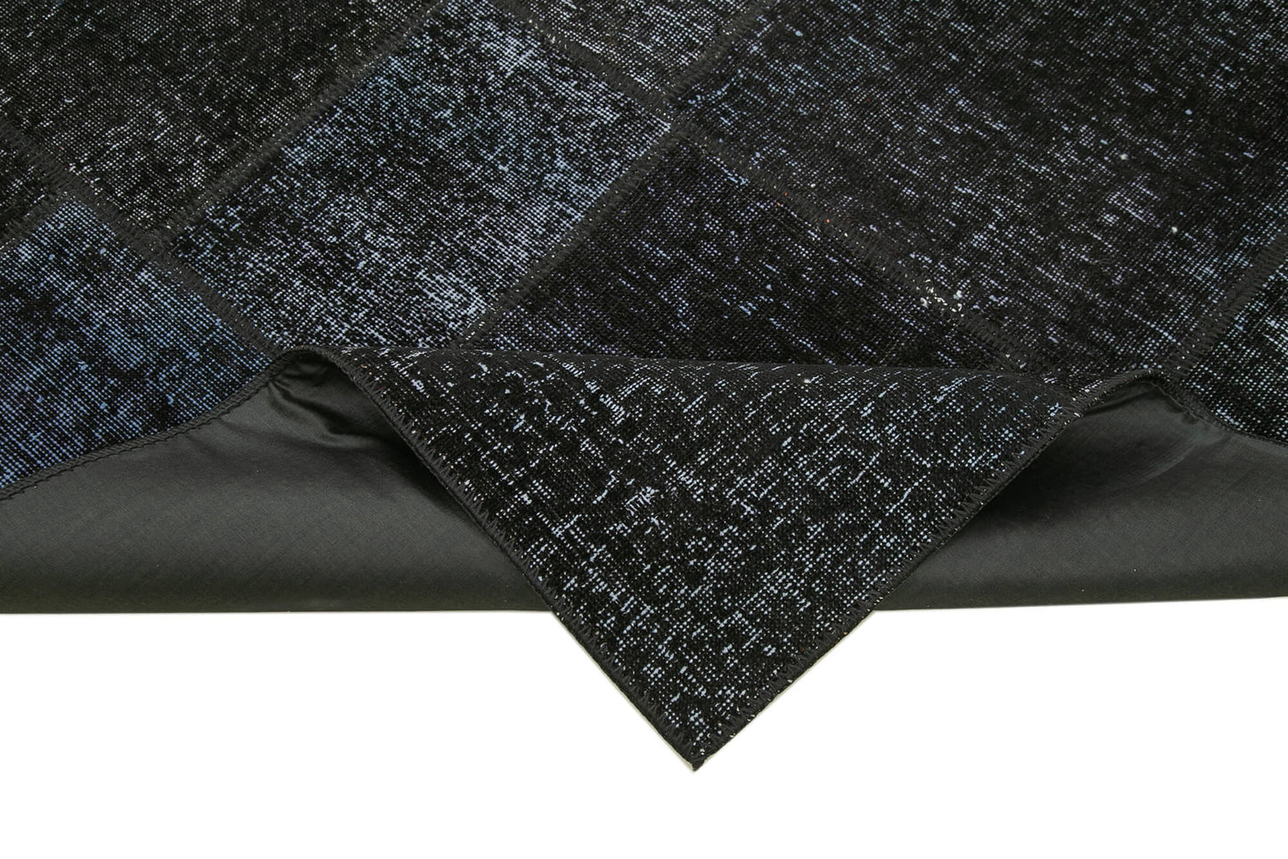 5x8 Black Patchwork Rug - 31856