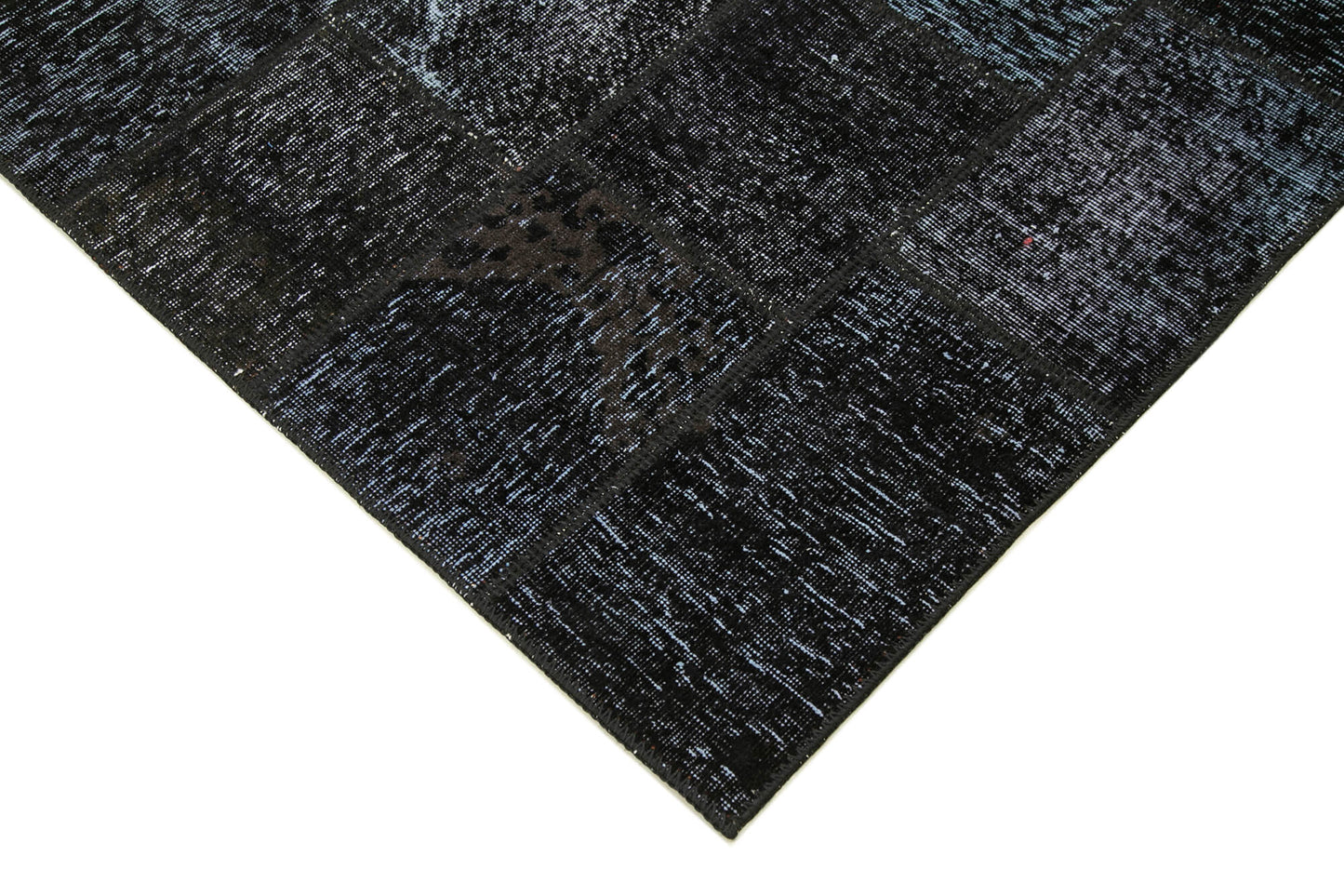 6x8 Black Patchwork Rug - 31858