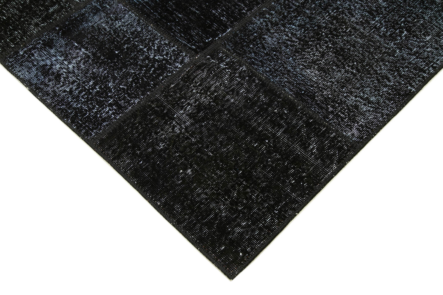 6x8 Black Patchwork Rug - 31860