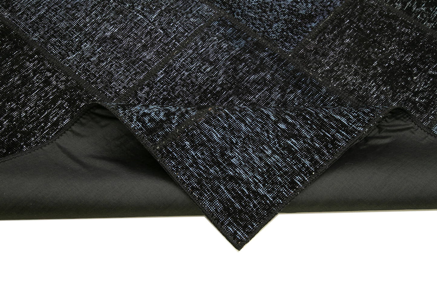 6x8 Black Patchwork Rug - 31860