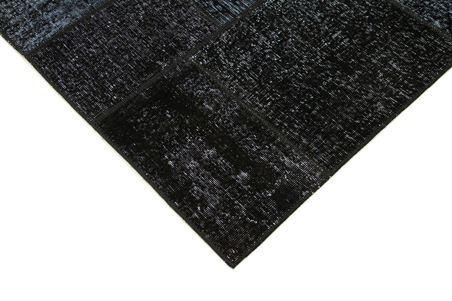 6x8 Black Patchwork Rug - 31861