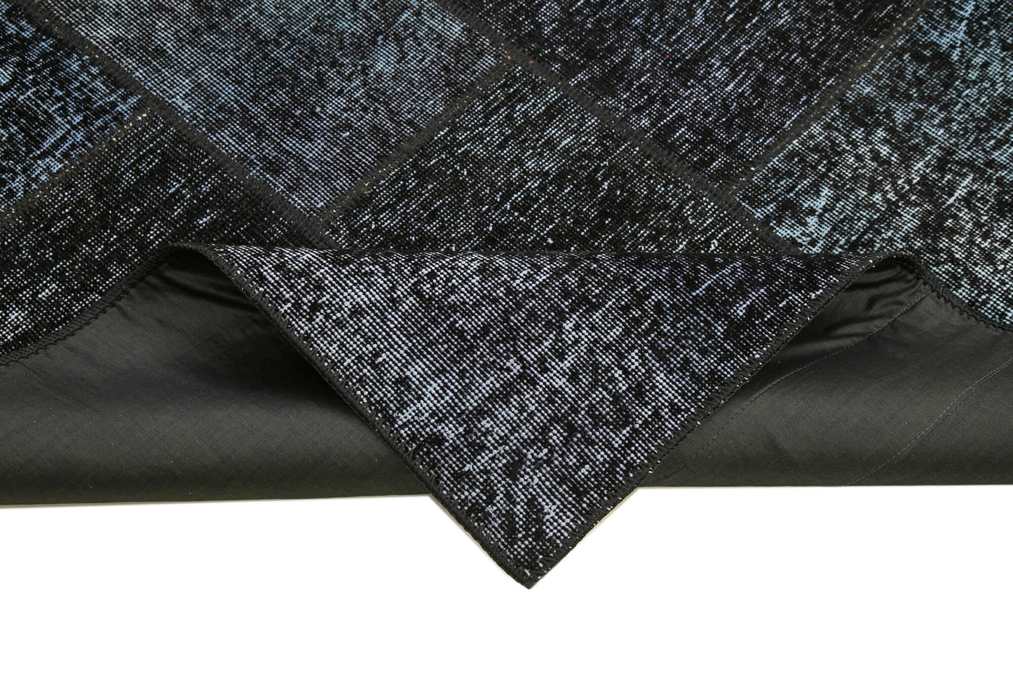 6x8 Black Patchwork Rug - 31861