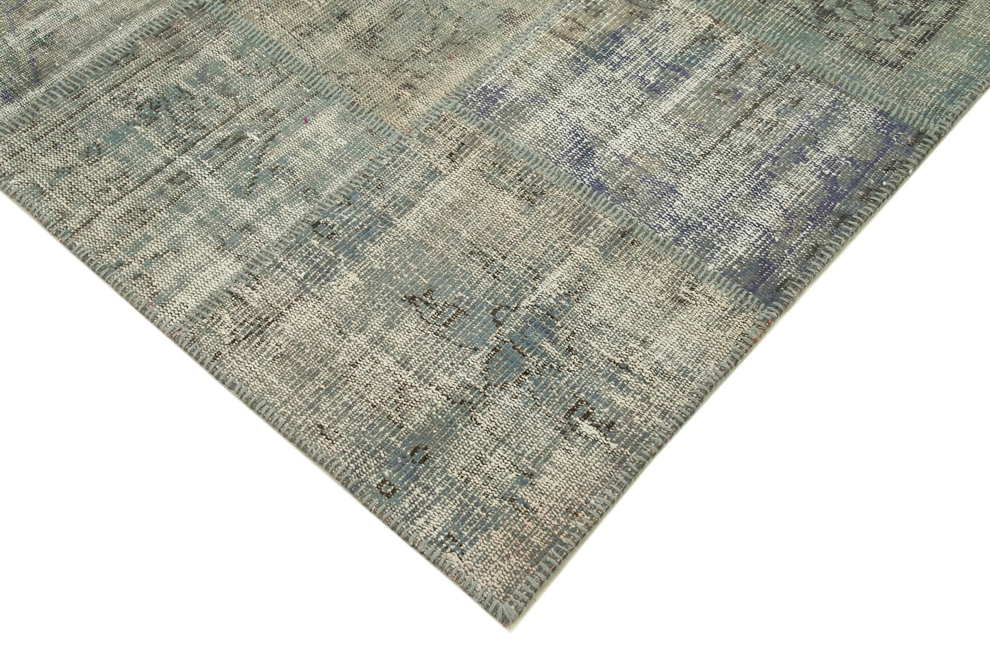 6x8 Grey Patchwork Rug - 31864