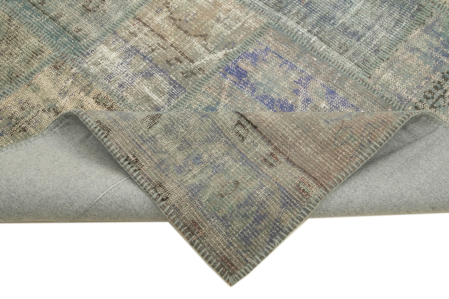 6x8 Grey Patchwork Rug - 31864