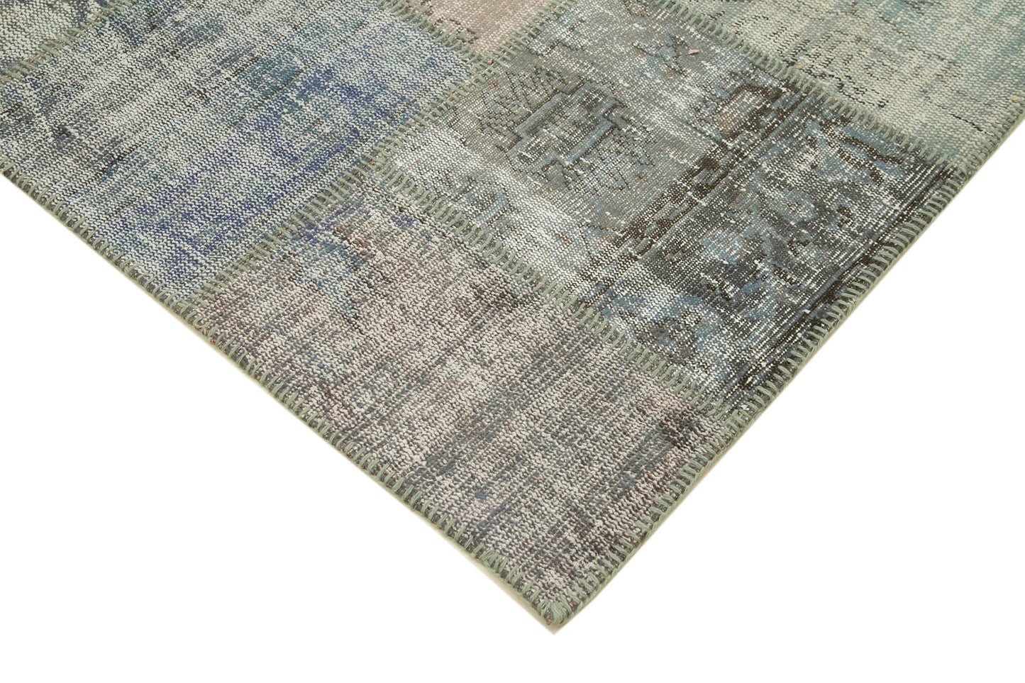 6x8 Grey Patchwork Rug - 31868