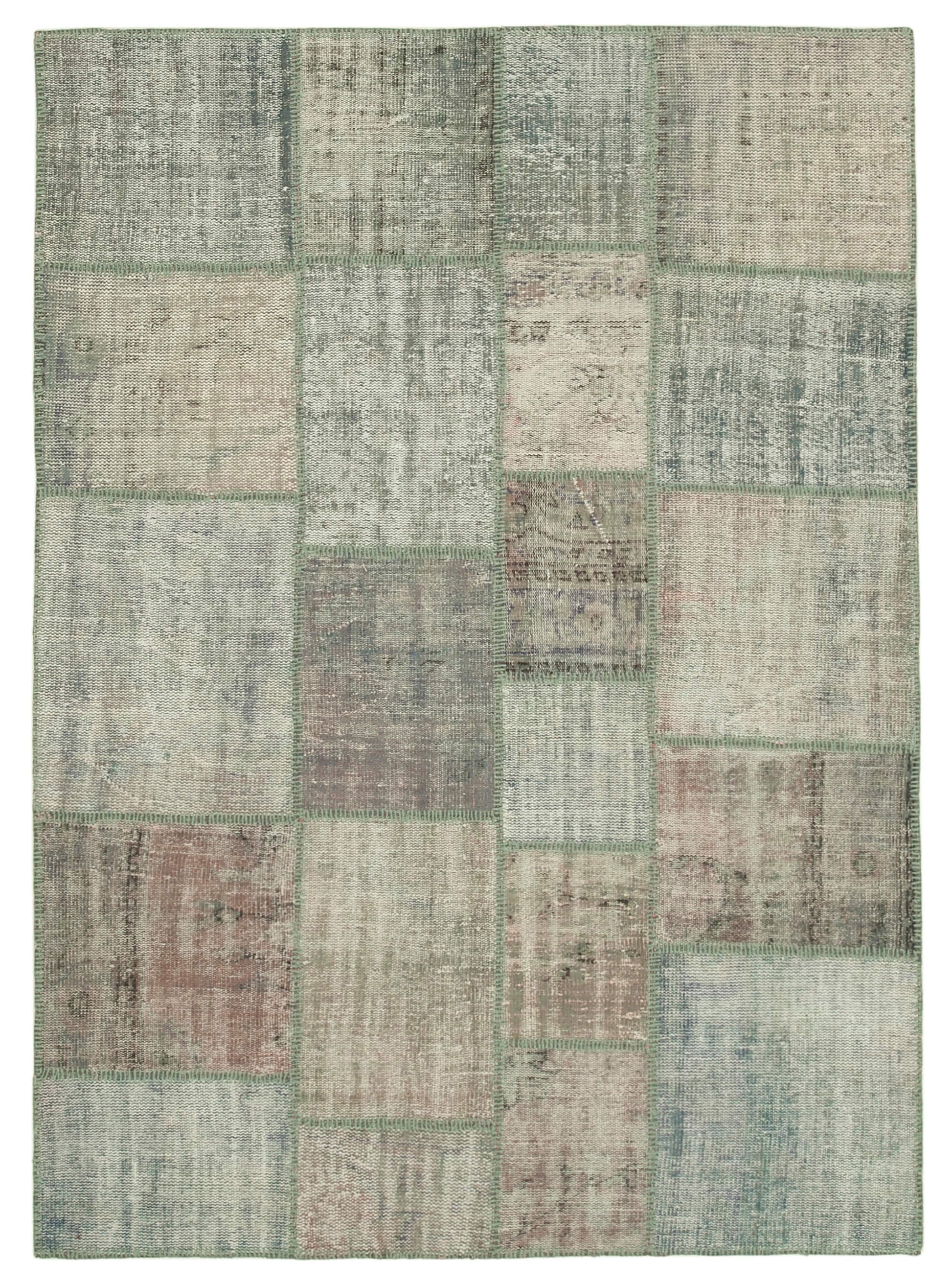 6x8 Grey Patchwork Rug - 31869