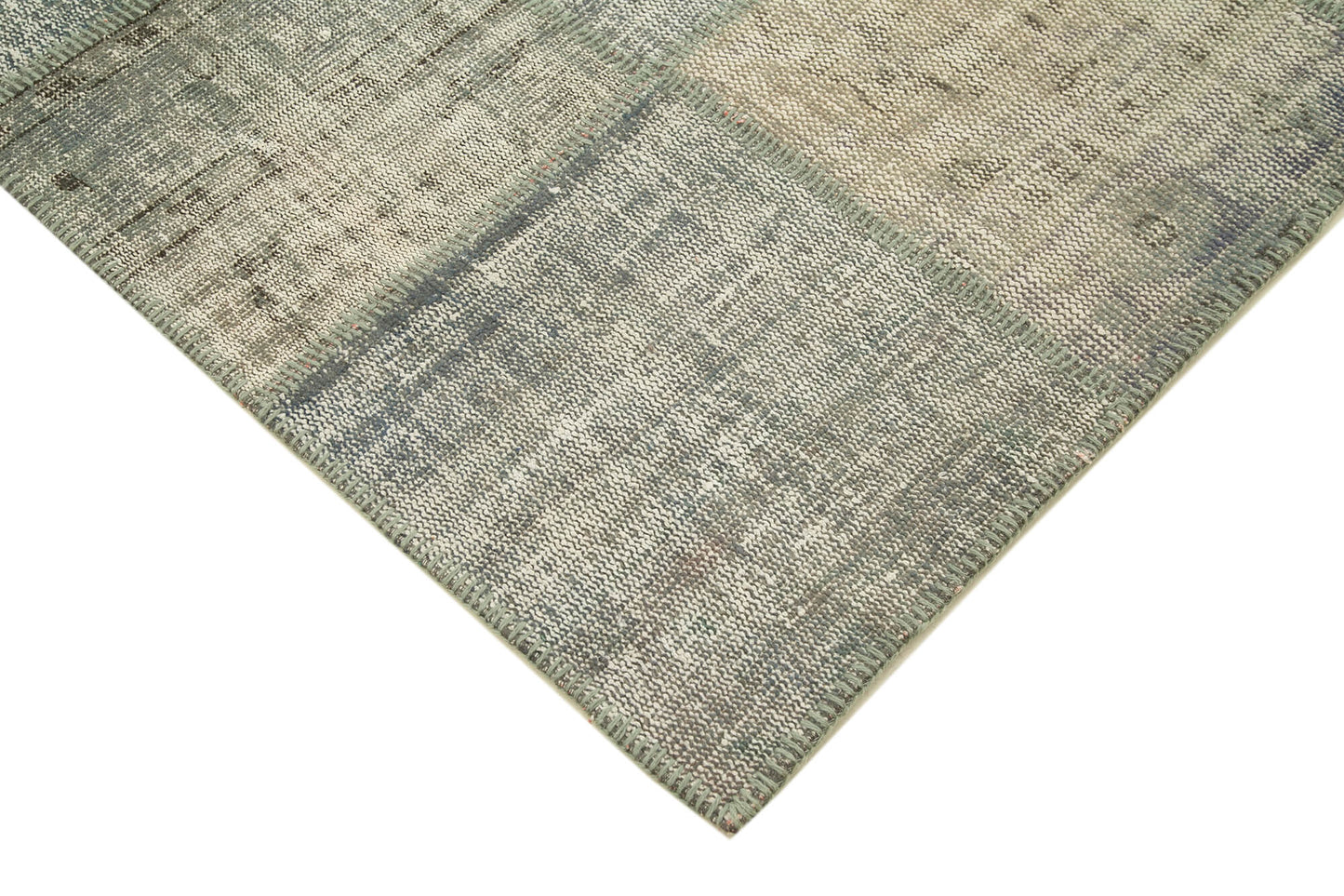 6x8 Grey Patchwork Rug - 31869