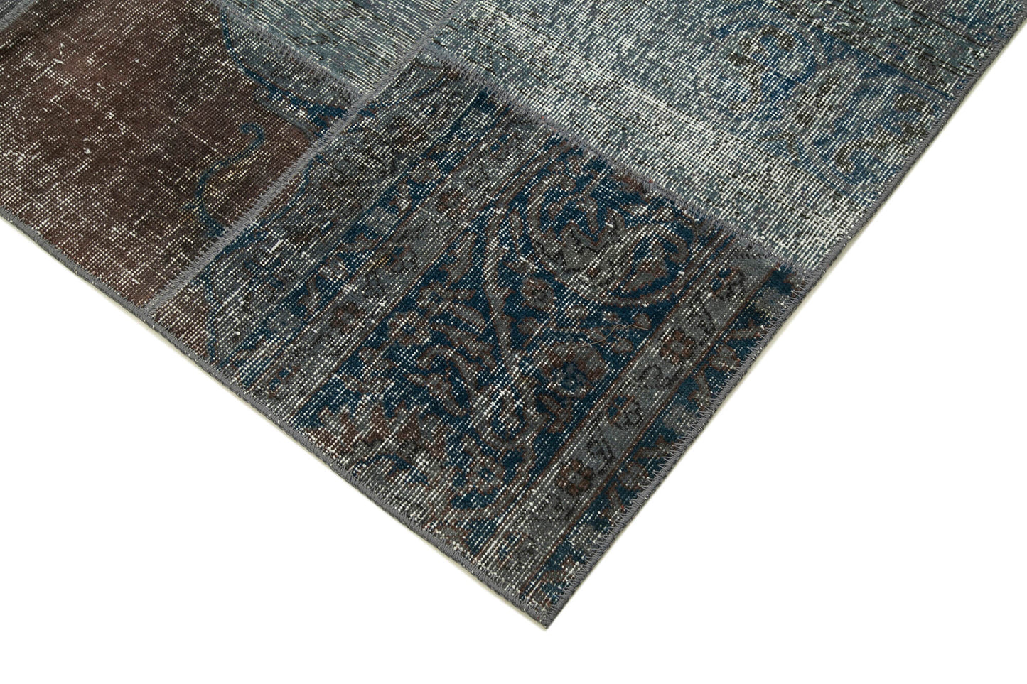 6x8 Grey Patchwork Rug - 31870