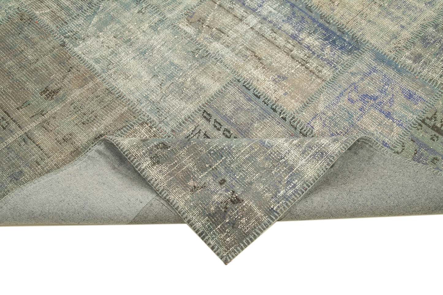 6x8 Grey Patchwork Rug - 31872