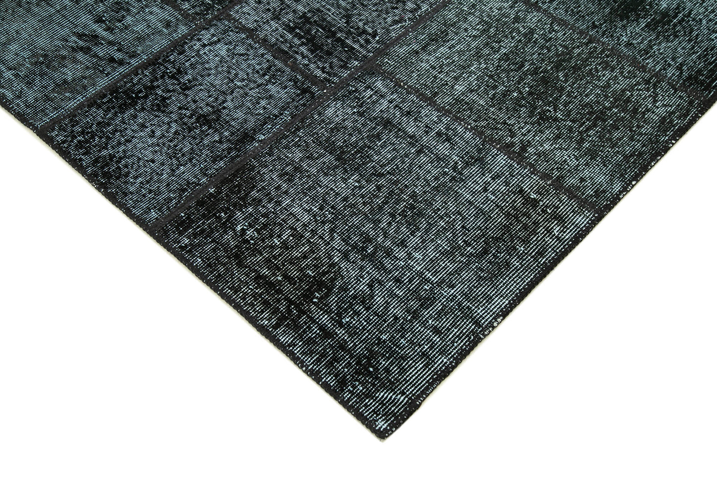 6x8 Black Patchwork Rug - 31880