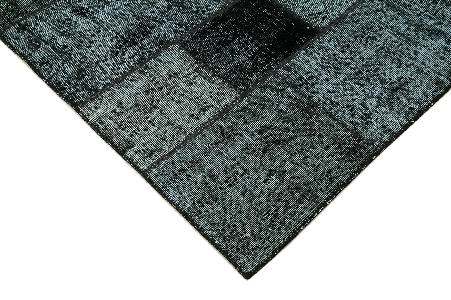 6x8 Black Patchwork Rug - 31881