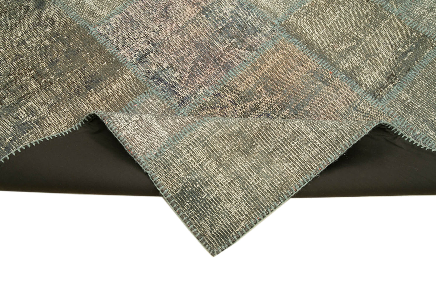 6x8 Grey Patchwork Rug - 31882