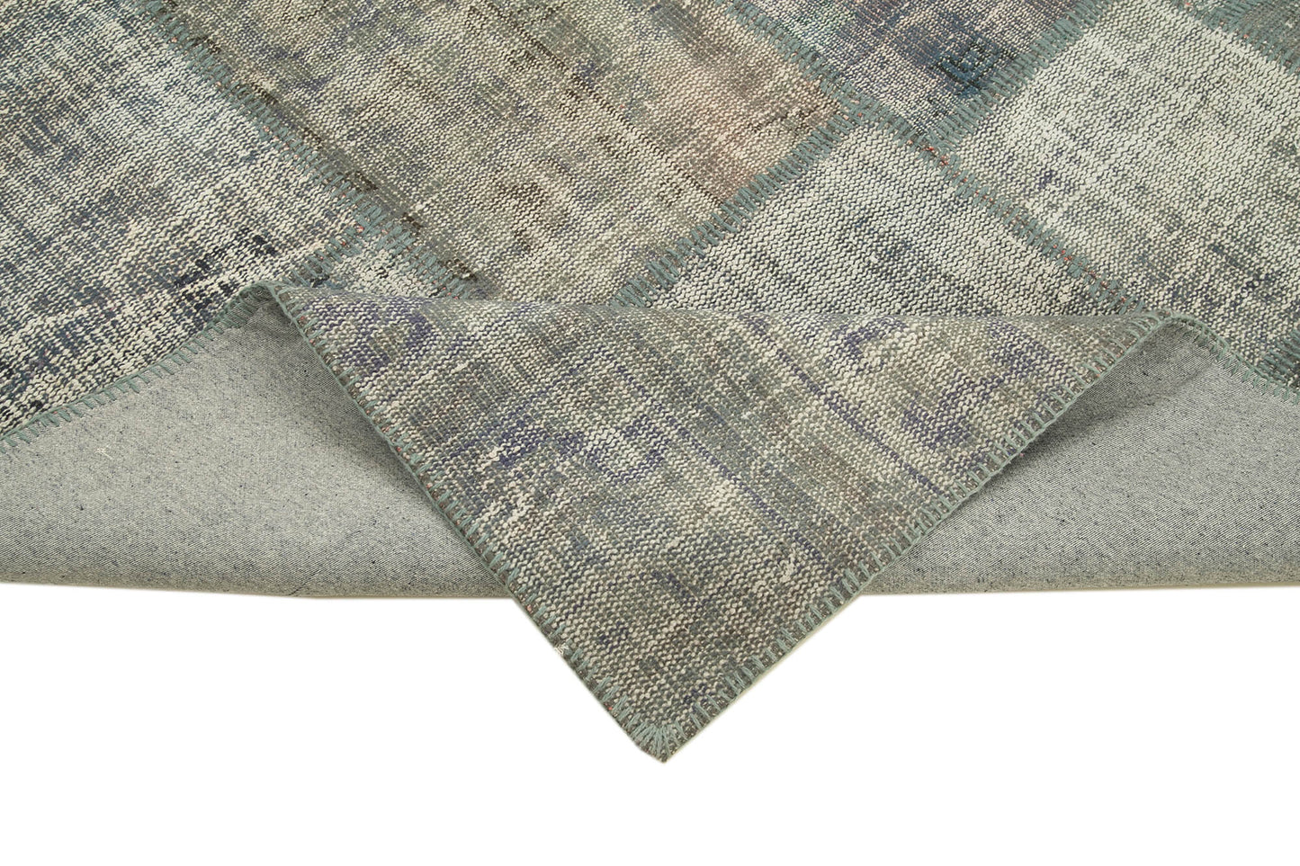 6x8 Grey Patchwork Rug - 31883