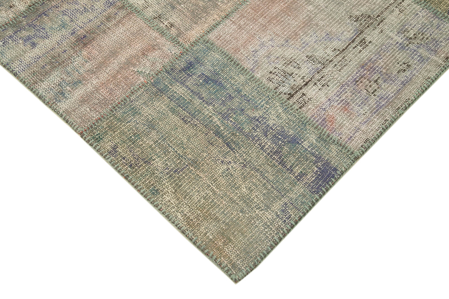 6x8 Grey Patchwork Rug - 31887