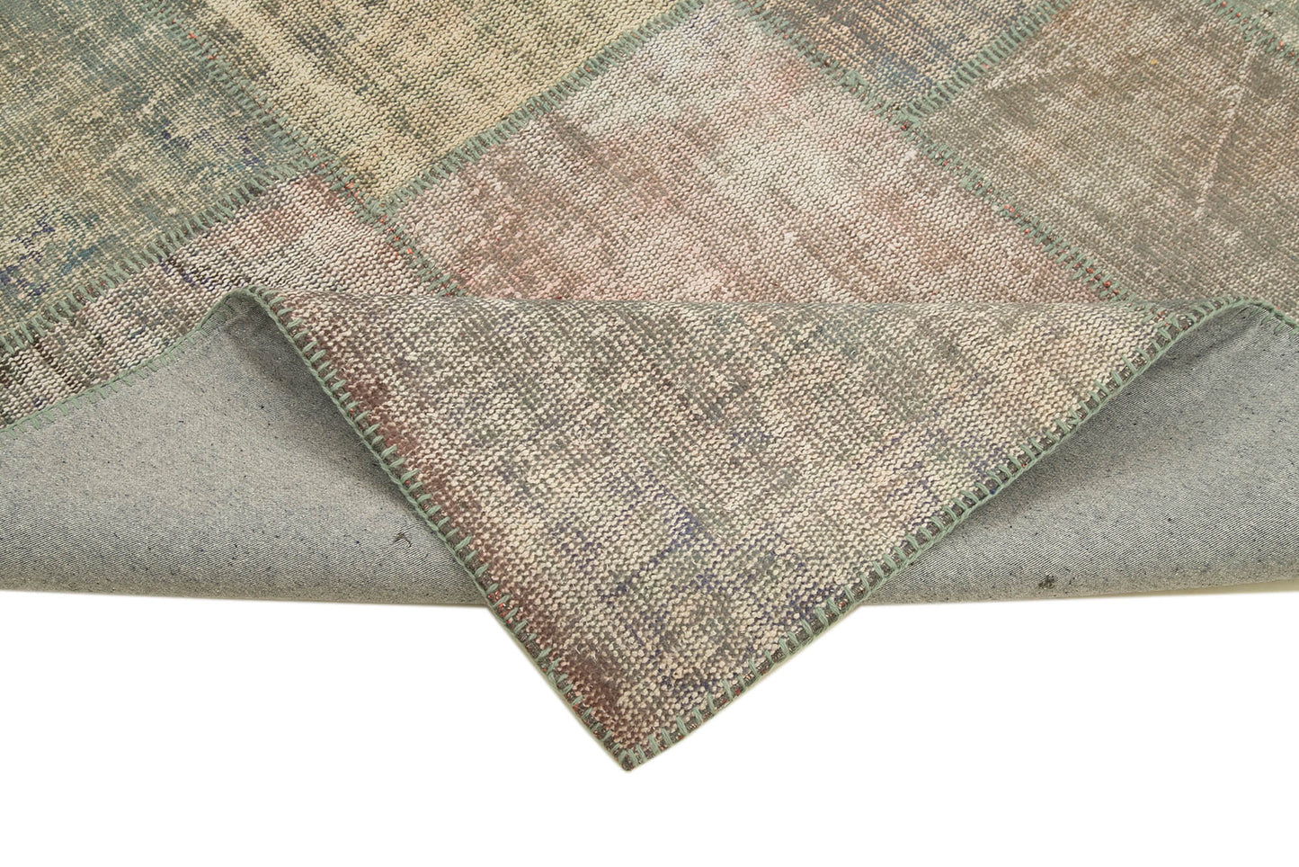 6x8 Grey Patchwork Rug - 31887