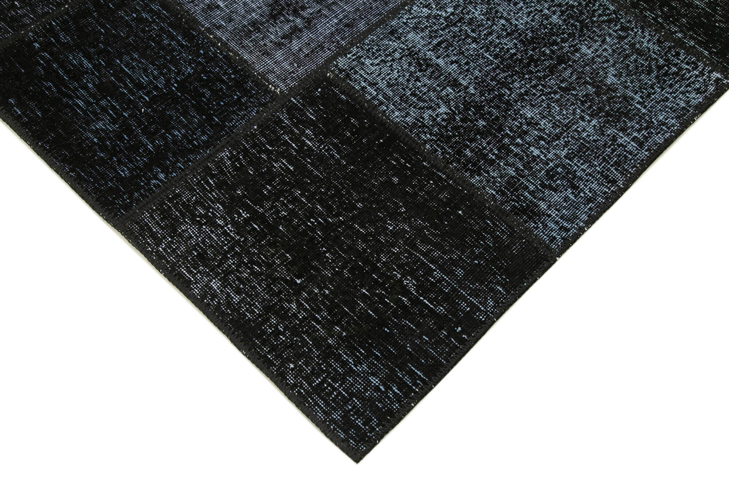 6x8 Black Patchwork Rug - 31891