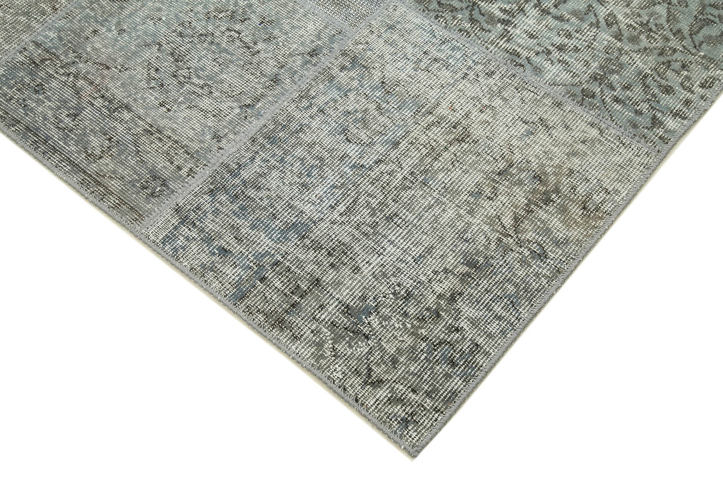 6x8 Grey Patchwork Rug - 31899