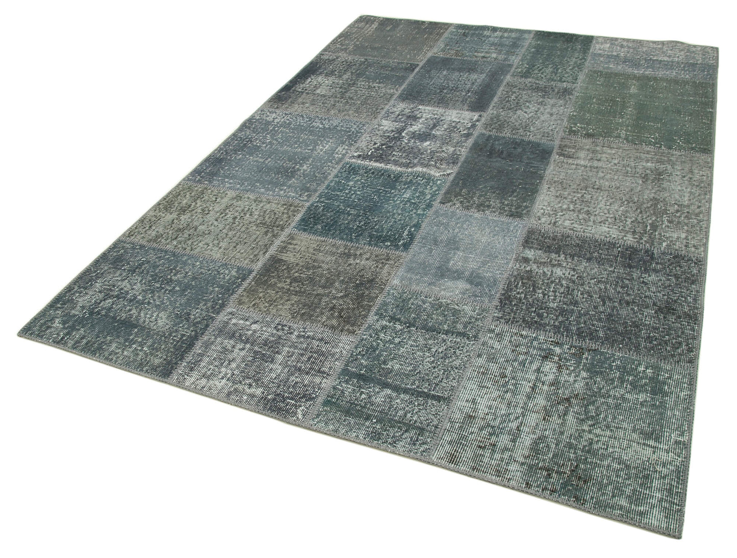 6x8 Grey Patchwork Rug - 31900