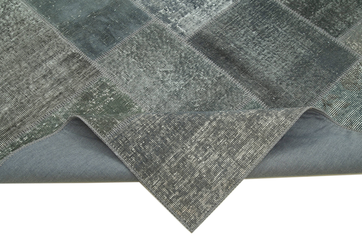 6x8 Grey Patchwork Rug - 31900