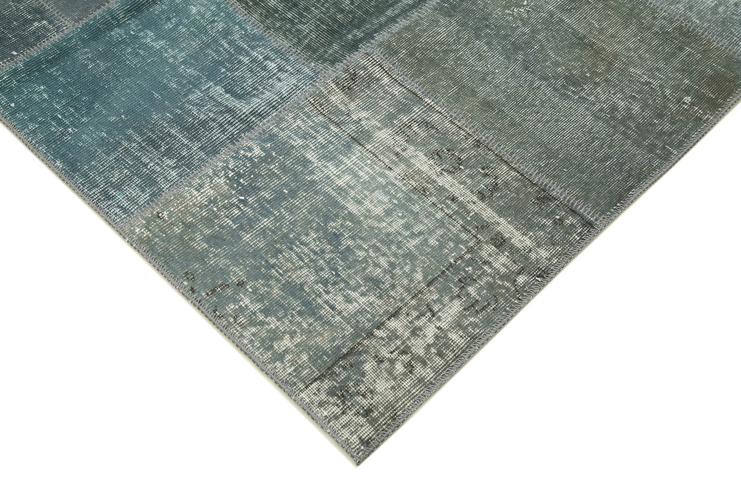 6x8 Grey Patchwork Rug - 31902