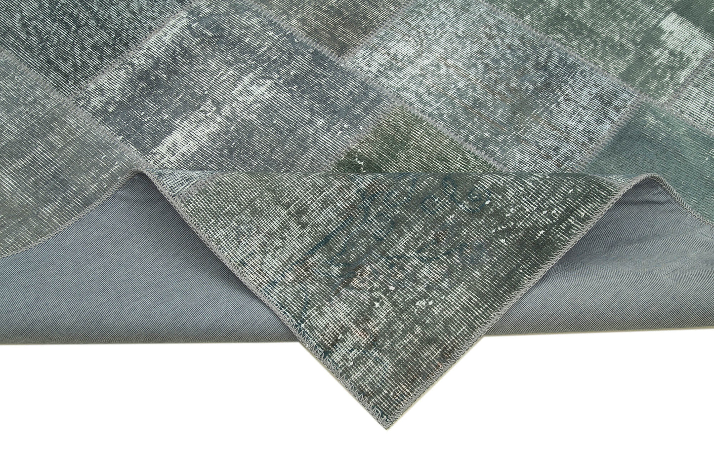 6x8 Grey Patchwork Rug - 31902