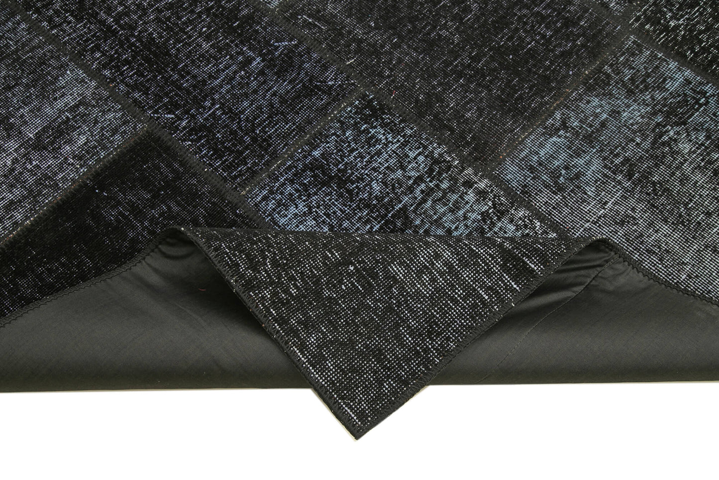 6x8 Black Patchwork Rug - 31904