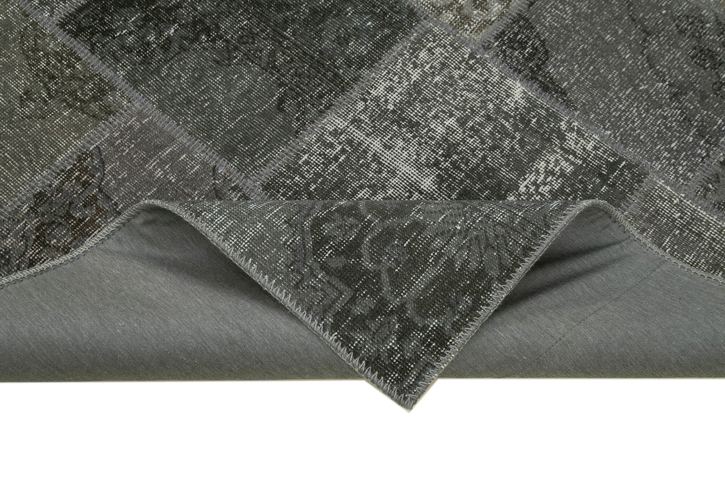 6x8 Grey Patchwork Rug - 31906