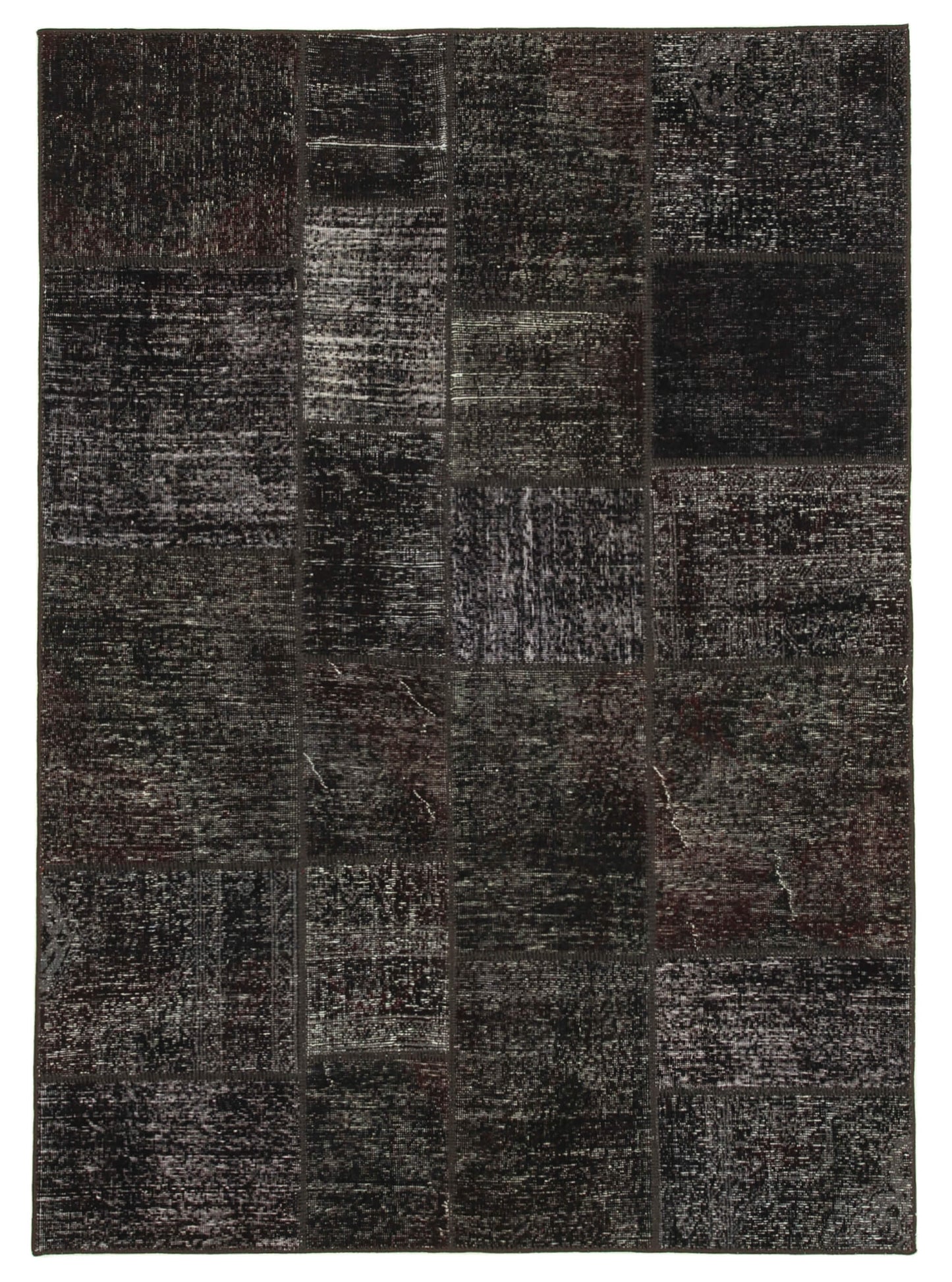 6x8 Brown Patchwork Rug - 31907