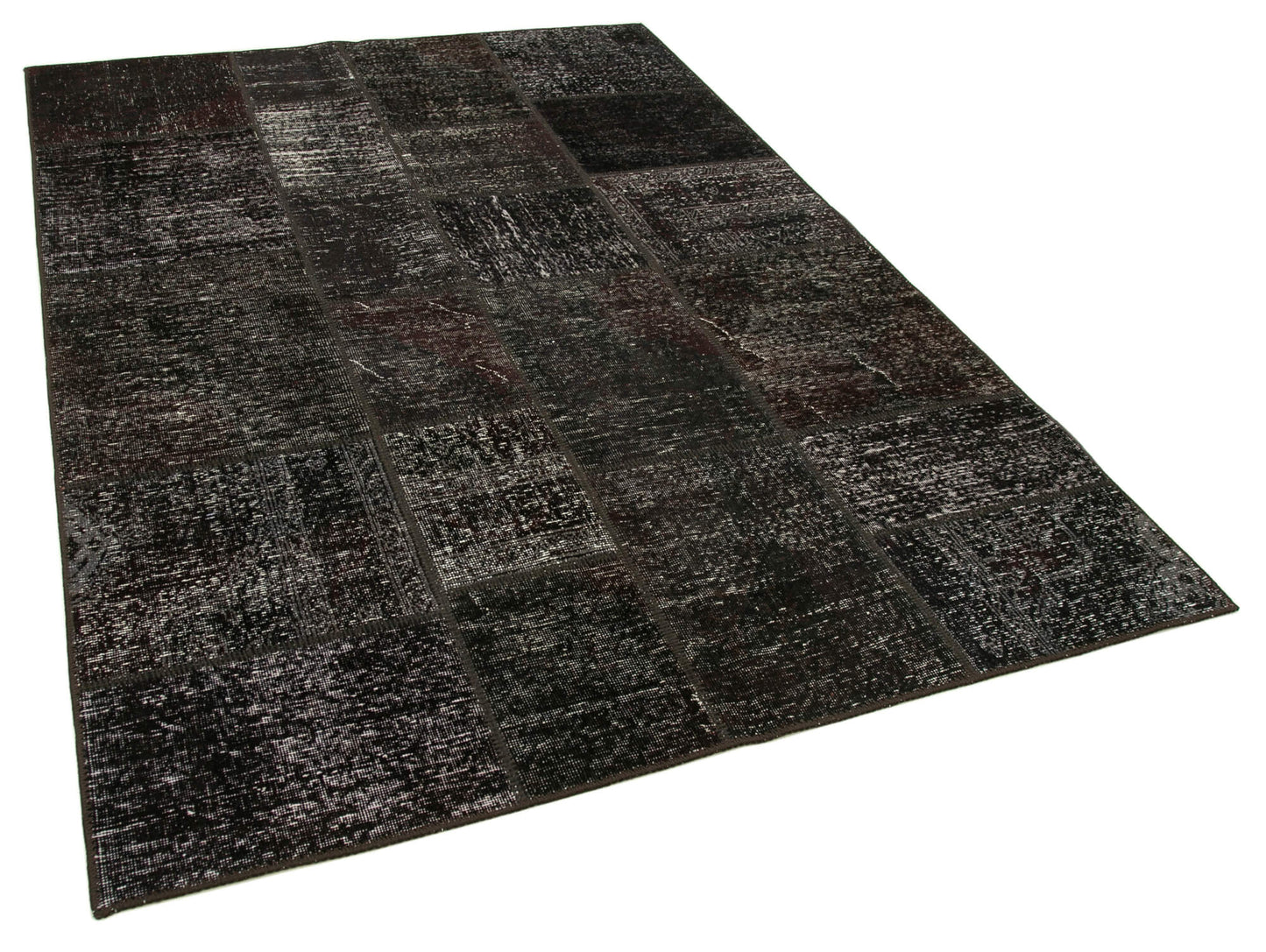 6x8 Brown Patchwork Rug - 31907