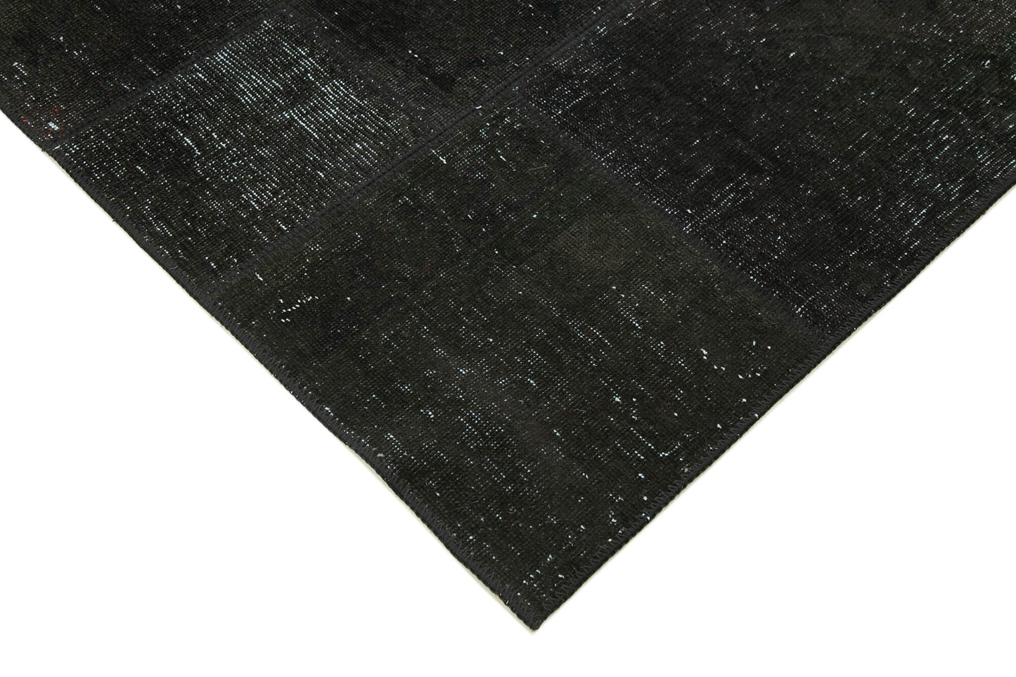 6x8 Black Patchwork Rug - 31917