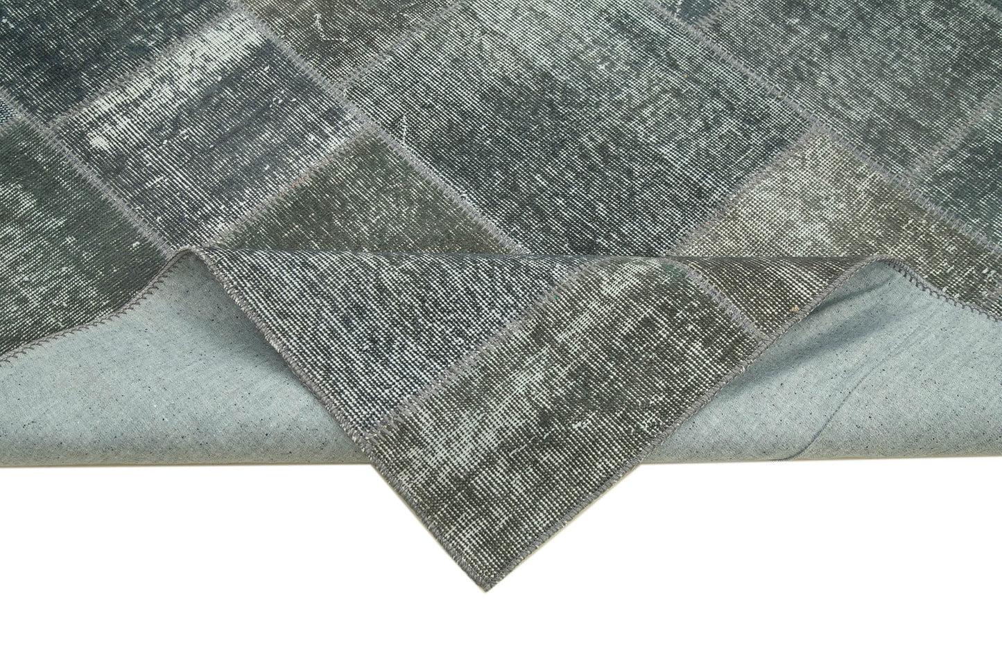 6x8 Grey Patchwork Rug - 31920