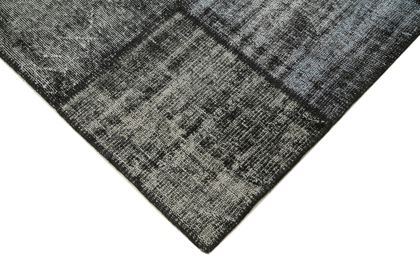 6x8 Black Patchwork Rug - 31928