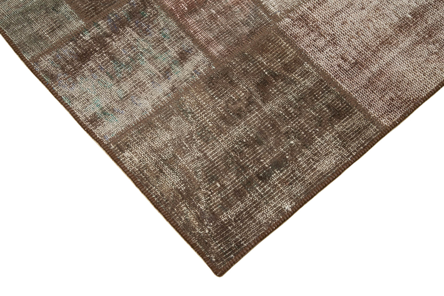 6x8 Brown Patchwork Rug - 31959