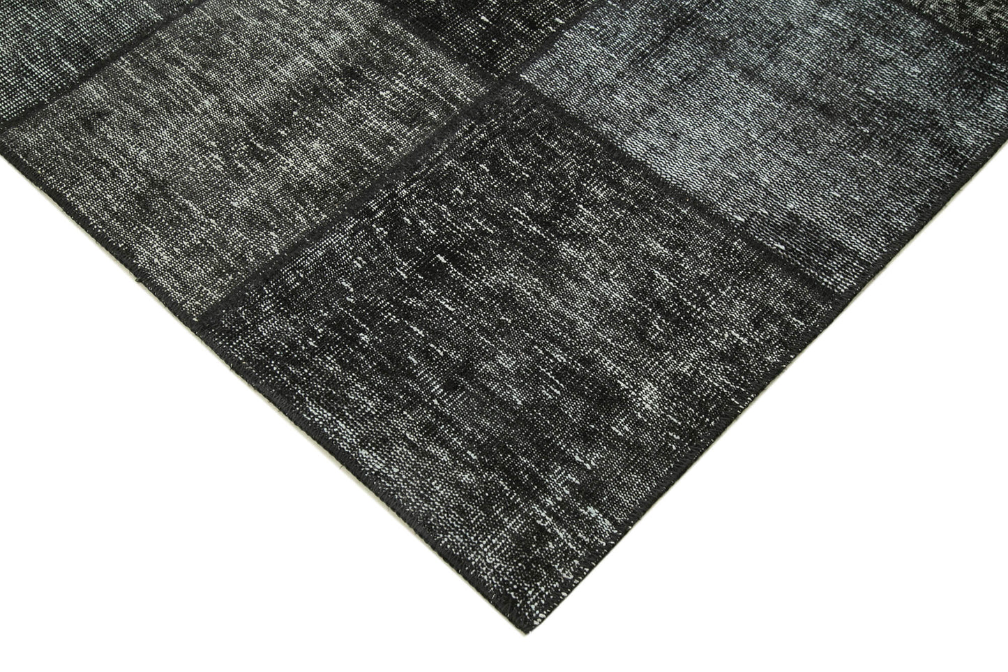 6x8 Black Patchwork Rug - 32005