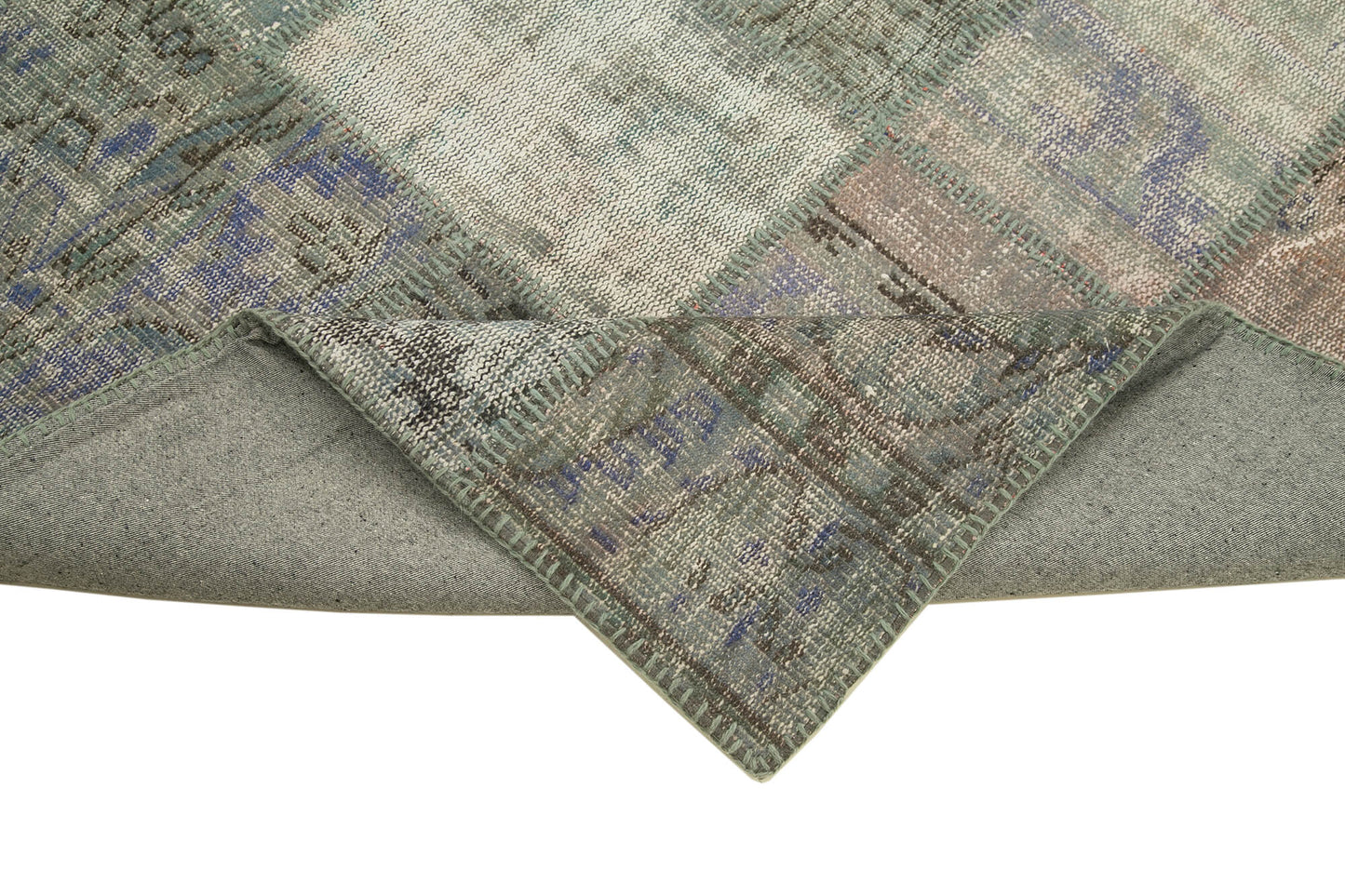 6x8 Grey Patchwork Rug - 32010