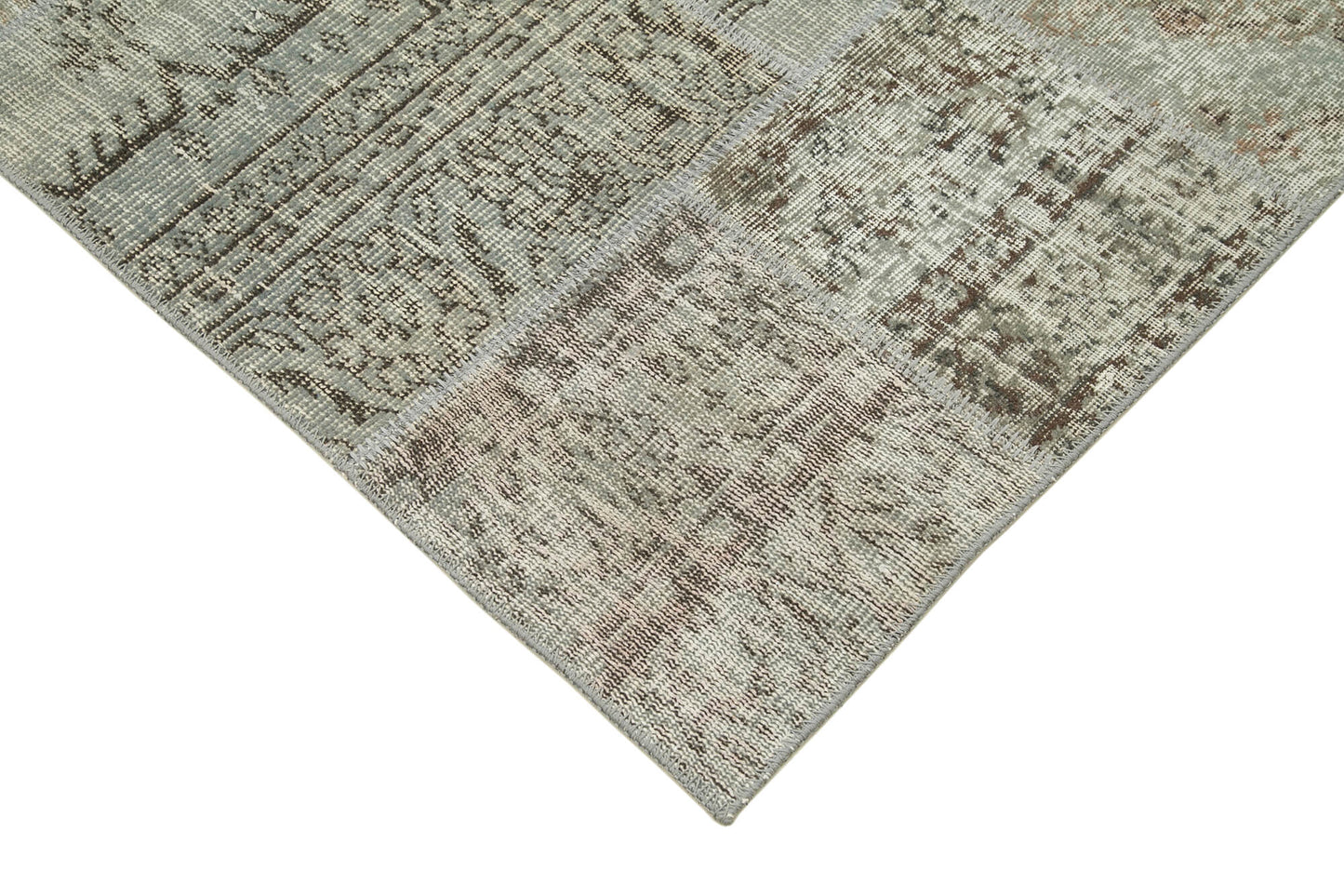 5x8 Grey Patchwork Rug - 32053