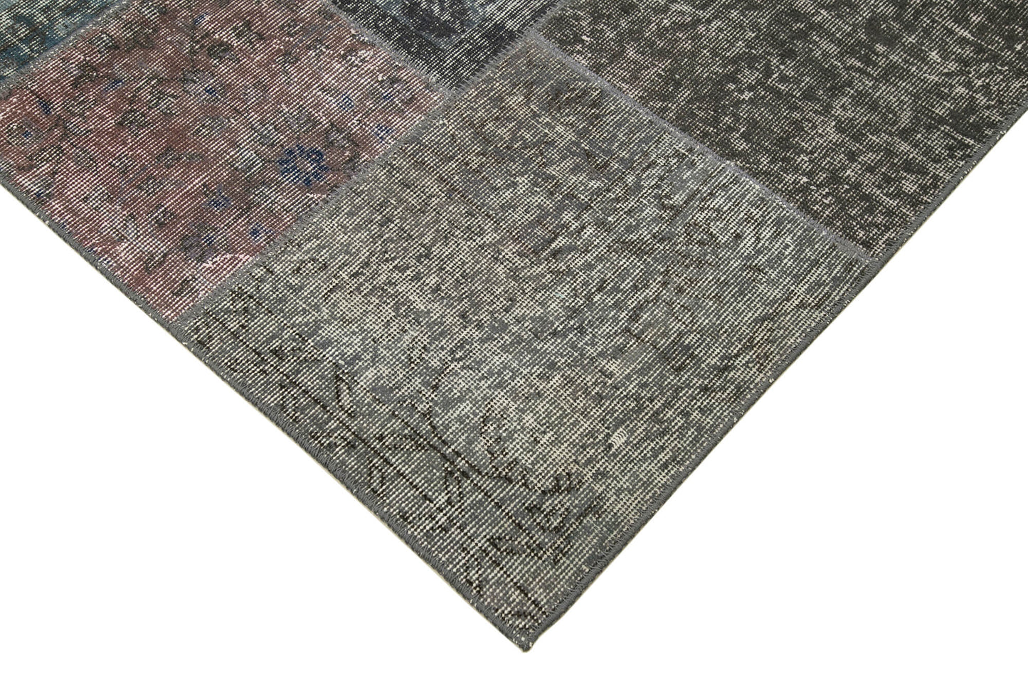 6x8 Grey Patchwork Rug - 32068