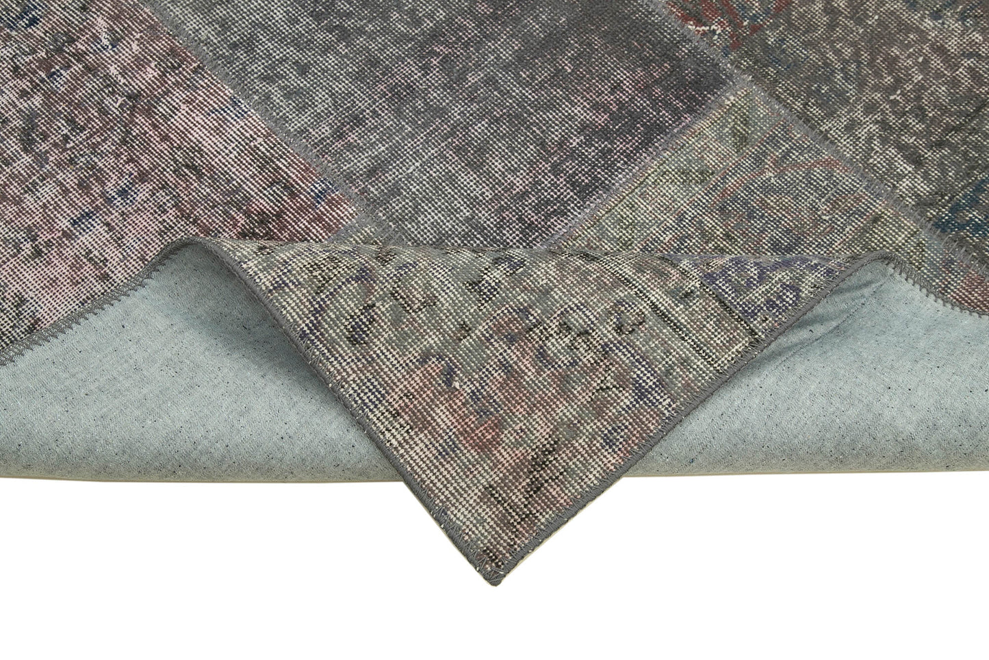 6x8 Grey Patchwork Rug - 32068