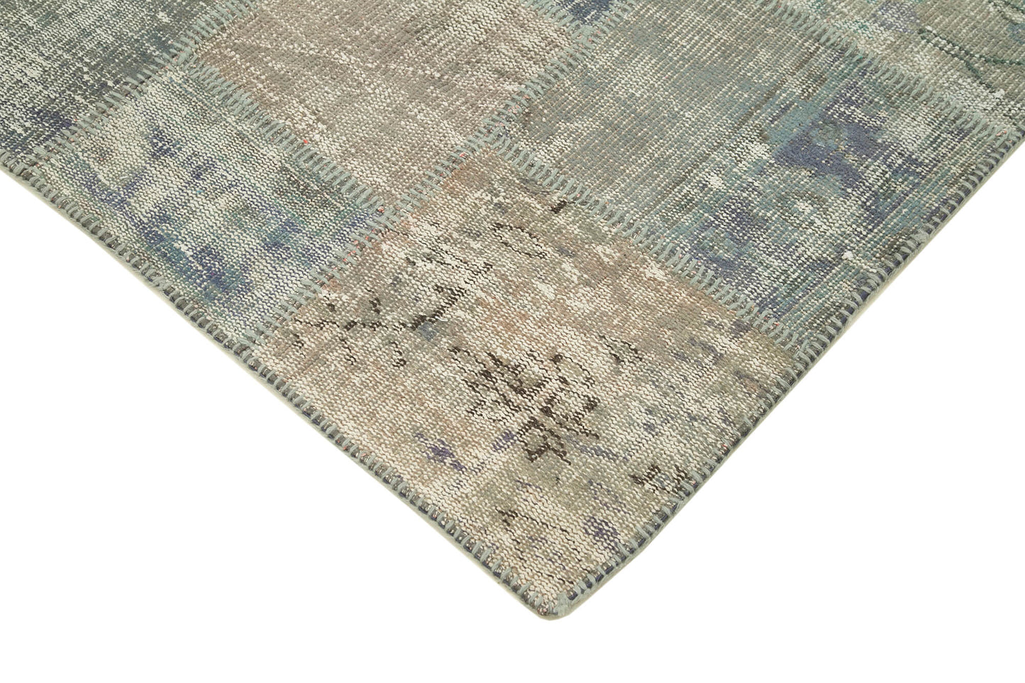 5x7 Grey Patchwork Rug - 32072