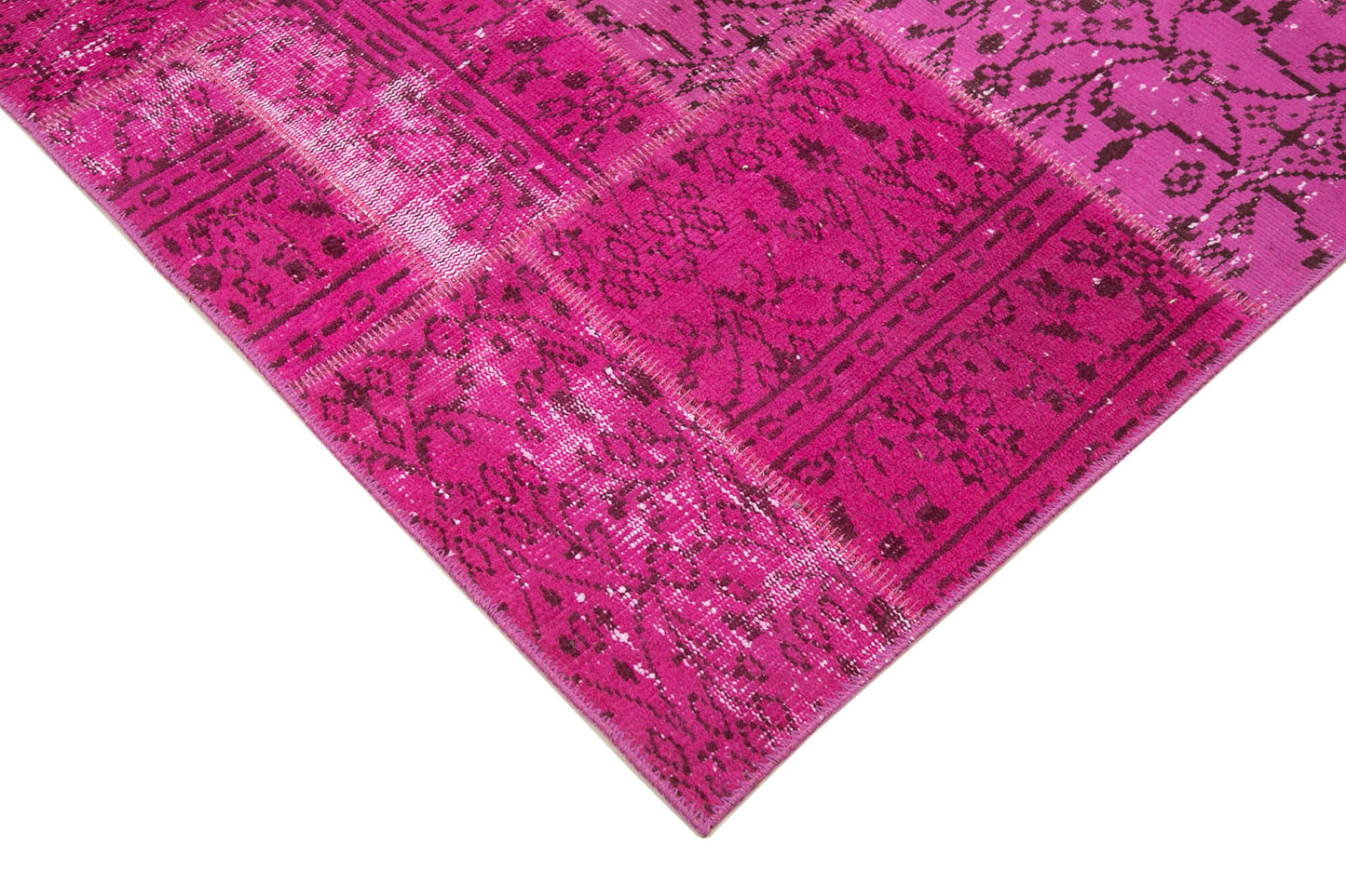 5x7 Pink Patchwork Rug - 32086