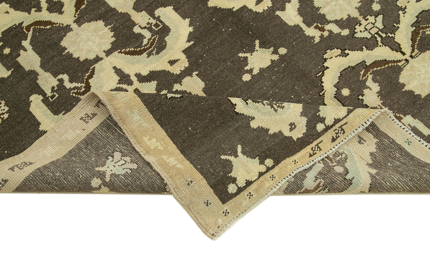 5x9 Beige Vintage Anatolian Rug - 32115