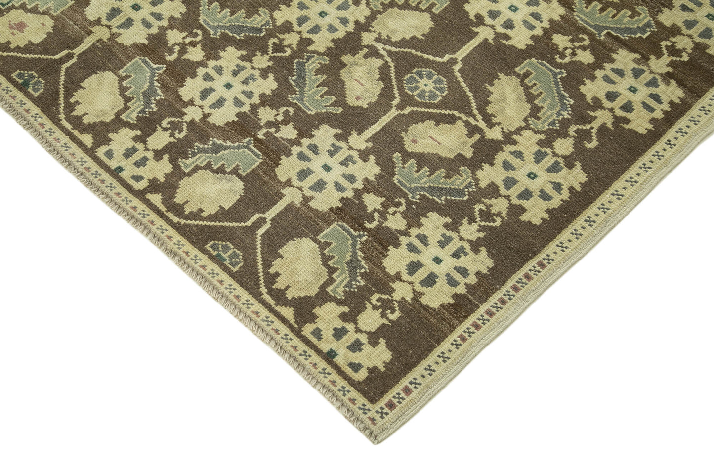 5x8 Beige Vintage Anatolian Rug - 32118