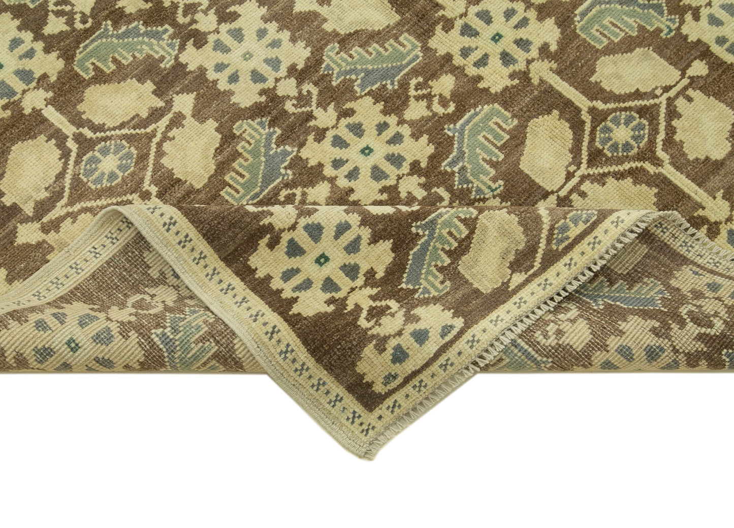 5x8 Beige Vintage Anatolian Rug - 32118