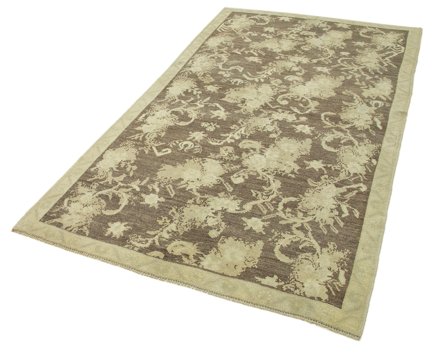 4x8 Beige Vintage Anatolian Rug - 32123